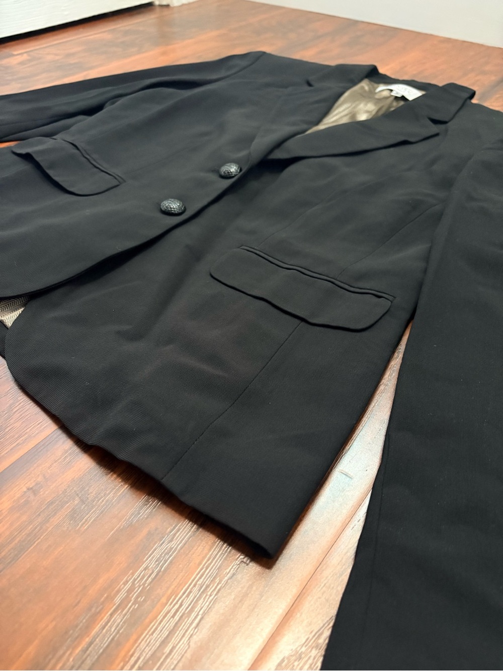 Kasper Separates Black Blazer Women’s Size 8 Classic Career Work Jacket - Picture 2 of 5